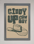 Giddy Up Framed Poster