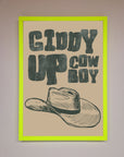 Giddy Up Framed Poster