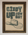 Giddy Up Framed Poster