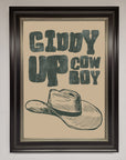Giddy Up Framed Poster