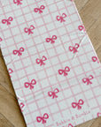 Travel Changing Mat - Pink Bows