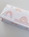 Travel Changing Mat - Pink Rainbow