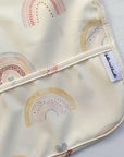 Long Sleeved Baby Bib - Rainbow print