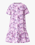 Girls Short Sleeve Dress in Spring Flowers
