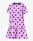 Girls Ruffle Dress with Star Print
