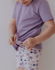 Girls' Short Leggings EMMA - Summer Flowers
