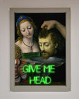 Give Me Head Renaissance Framed Poster