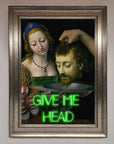Give Me Head Renaissance Framed Poster