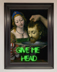 Give Me Head Renaissance Framed Poster