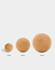 Yoga Studio Cork Unbranded Massage Ball Set of 3 - 2cm, 4cm, 6cm
