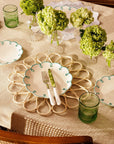 Olivia Swirl Tumbler, Green - Set of 4