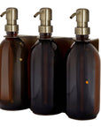 B-Corp Gold Triple Wall Mounted Dispenser