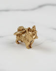 Yorkshire Terrier Silver Dog Charm