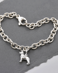 Golden Retriever Silver Dog Charm