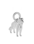 Golden Retriever Silver Dog Charm