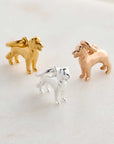 Golden Retriever Silver Dog Charm