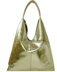 Gold Metallic Boho Ethical Sustainable Leather Bag Brix and Bailey