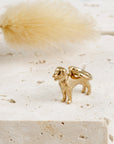 Golden Retriever Silver Dog Charm
