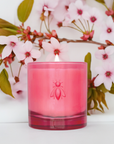 Cherry Blossom Scented Bee Candle