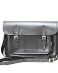 Handmade Leather Satchel - Graphite