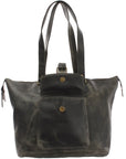 Urban Whisper: Waxed Leather Messenger Bag