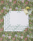 Green Blossom Rectangular Placemats - Set of 4