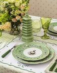 Green Blossom Rectangular Placemats - Set of 4