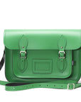 Handmade Leather Satchel - Green