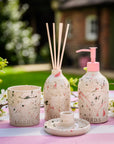 Ceramic Soap Holder & 1 Litre Refill Set