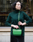Aura Handmade Leather Bag - Green