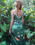 Andromeda Silk Dress in Jungle Altar