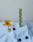 Wavy Pillar Candle