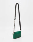 Handmade Green Leather Envelope Bag