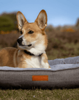 THE BALMORAL | LUXURY HERRINGBONE CALMING DONUT DOG BED