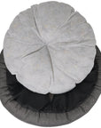 THE BALMORAL | LUXURY HERRINGBONE CALMING DONUT DOG BED