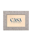 Grey Patterned Photo Frame 7x5"