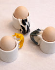 Cat Egg Cup (set of 3) – A Playful Ceramic Breakfast Object | 4am Product Design