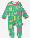 Luxury Organic Cotton Baby Gift Set with Kitten Print, Stretchy Pajamas, Bodysuit, Hat, and Eco-Friendly Tote Bag by Toby Tiger at brixbailey.com