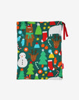 Premium Christmas Baby Gift Set with Cozy Bear Print Pajamas, Hat, and Bodysuit in Eco-Friendly Organic Cotton by Toby Tiger at brixbailey.com