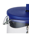Blue Gyro Glass Teapot with 1.25 Liter Infuser