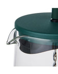 Green Glass Gyro Teapot 1.25 Liter