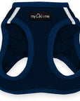 Tiny Trails Step In Air Mesh Puppy and Small Dog Harness Navy