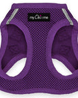 Tiny Trails Step In Air Mesh Puppy and Small Dog Harness Purple