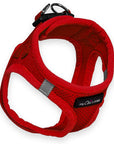 Tiny Trails Step In Air Mesh Puppy and Small Dog Harness Red