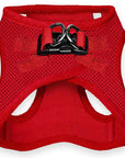Tiny Trails Step In Air Mesh Puppy and Small Dog Harness Red