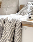 Grayish Pet Blanket for Stylish Lounging