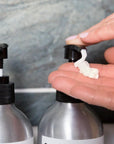 Premium organic hand lotion with orange peel, grapefruit, lemon, green tea, vitamin E, and aloe vera, soothing antiseptic moisturizer for dry skin by Dot & Lola at brixbailey.com