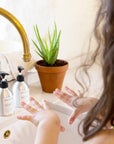 Premium citrus hand wash with orange peel, grapefruit, lemon, green tea, vitamin E, and aloe vera, natural antiseptic, moisturizing, eco-friendly, cruelty-free by Dot & Lola at brixbailey.com