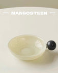 Handblown Bonbon Whimsical Salad Snack Desert Bowl, Eclectic Decorative Bowl-7