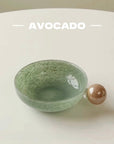 Handblown Bonbon Whimsical Salad Snack Desert Bowl, Eclectic Decorative Bowl-6